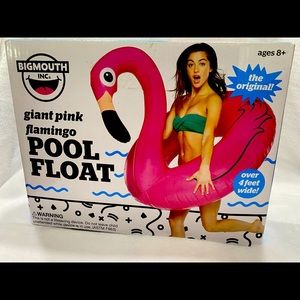 Giant Pink Flamingo Pool Float